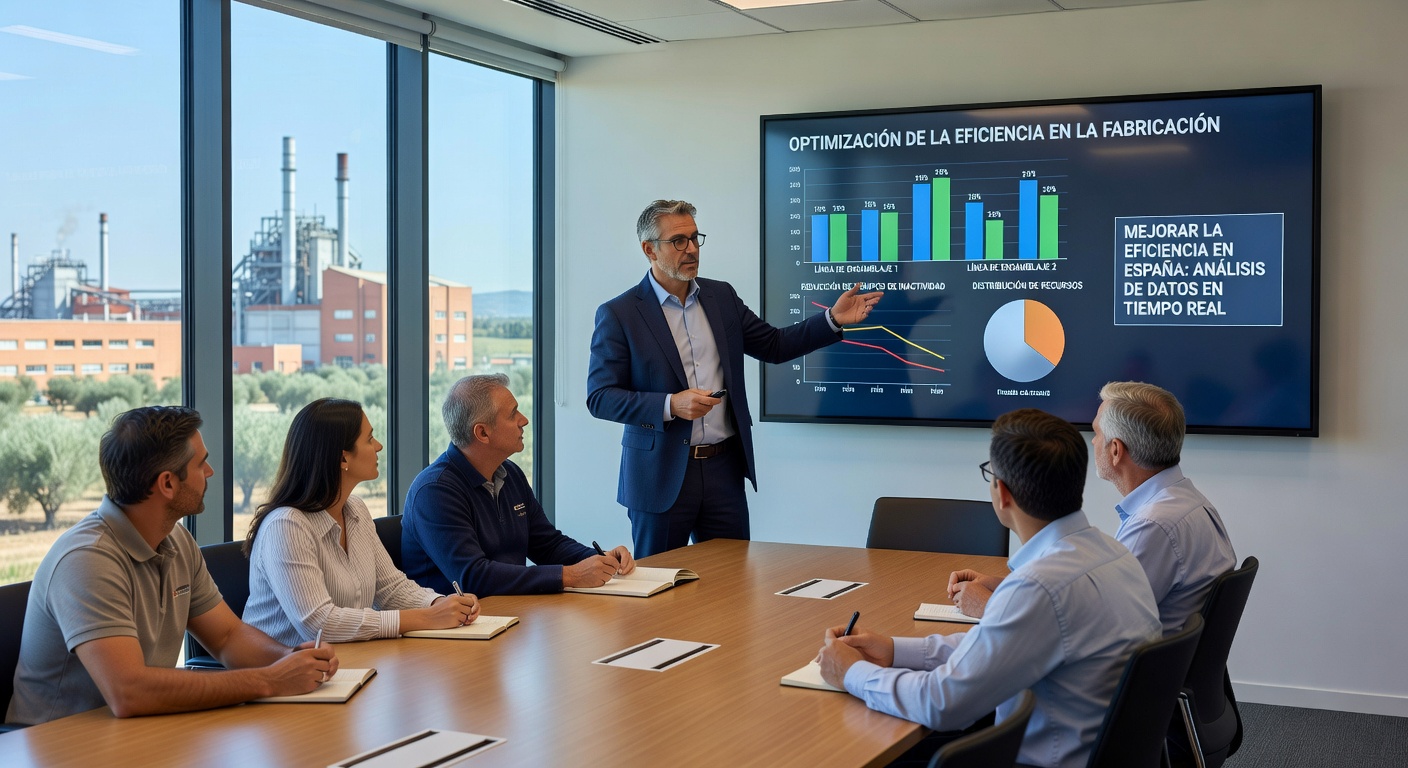 Análisis de datos de fabricación industrial