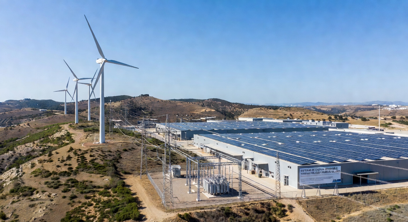 Sistemas de energía renovable para industria española